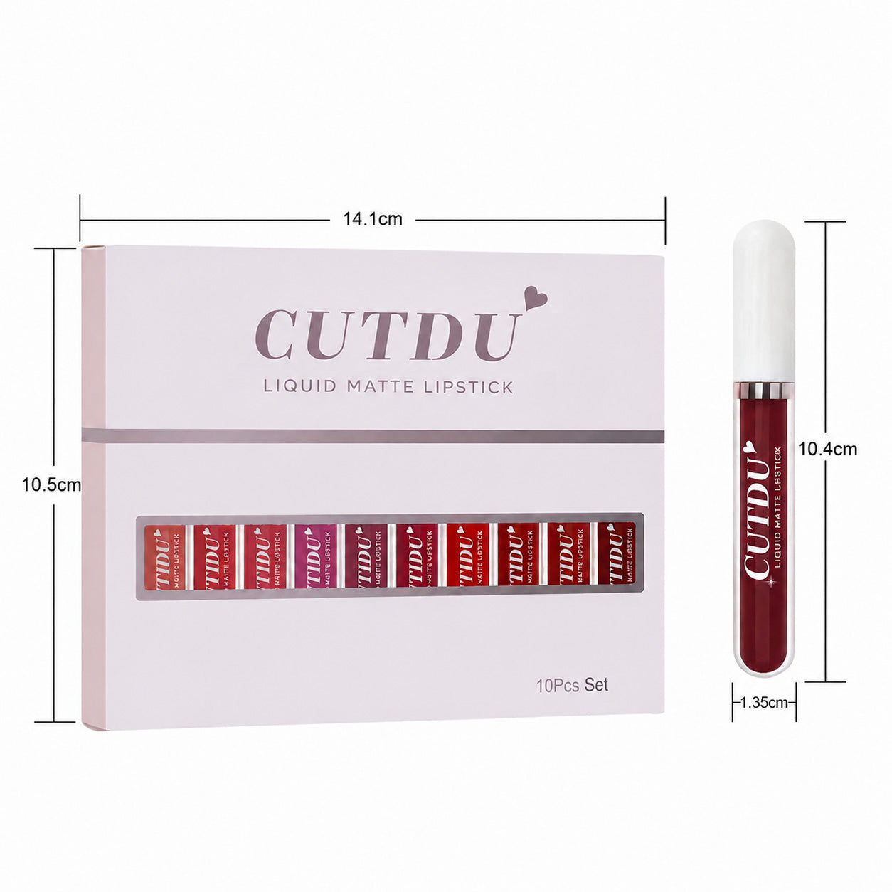 Cendra Matte Lip Gloss | Long-Lasting, Smooth Application 6