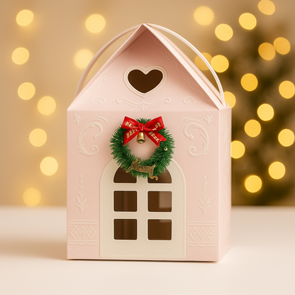 Hollyden Cottage — Festive Holiday Gift Box with Wreath Detail