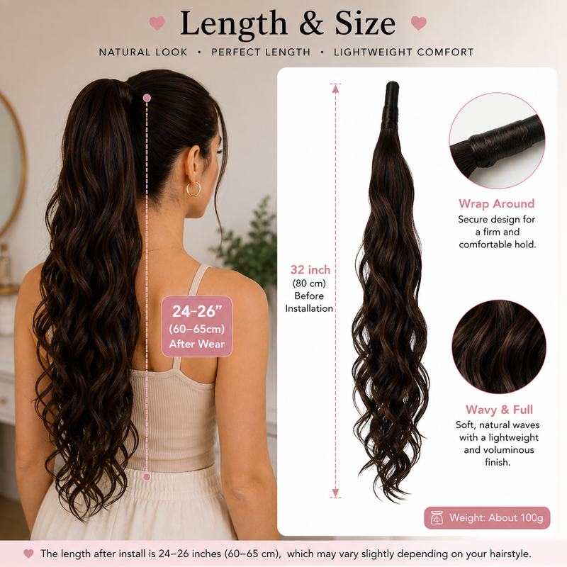 VeluxeLift™ Ponytail Extension