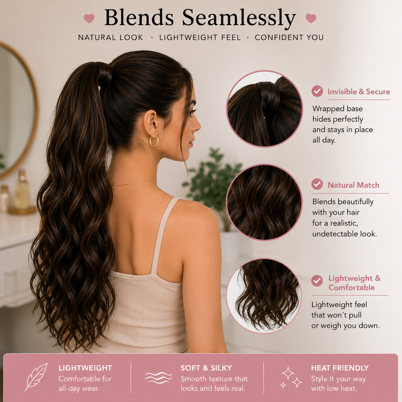 VeluxeLift™ Ponytail Extension