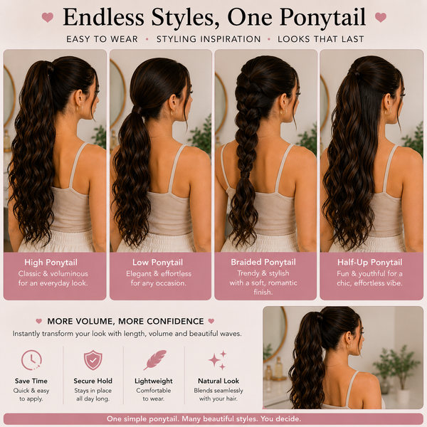 VeluxeLift™ Ponytail Extension