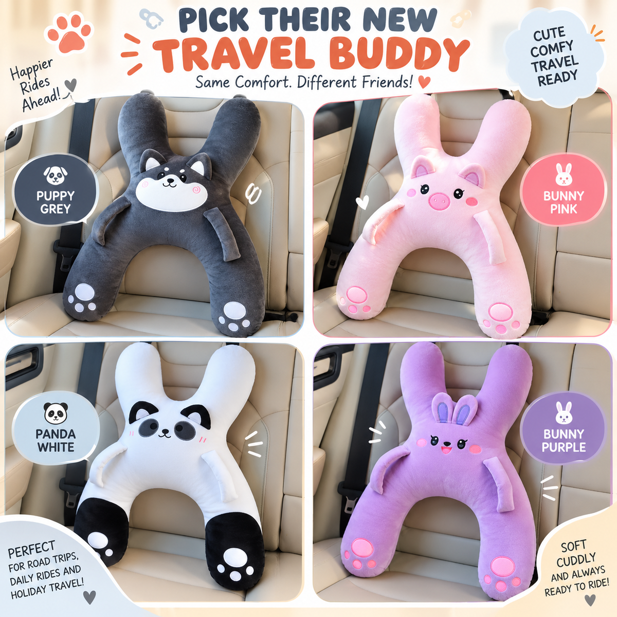 Companheiro de sono infantil para carro Napsy™