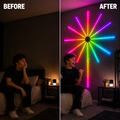 Eldfackla LED-lampor