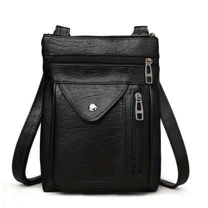 Nola Vintage Crossbody Bag — Kompakte Designer-Umhängetasche mit verstellbarem Riemen
