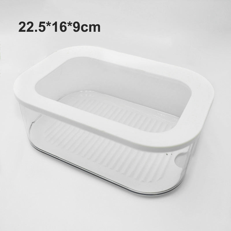 Clario Fridge Storage Container | Clear, Stackable Refrigerator Organizer Bins 8