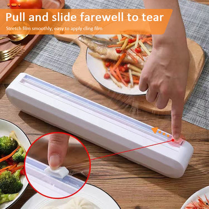 Clea Cutter | ABS Kitchen Dispenser, Effortless Cling Film Cutting 1