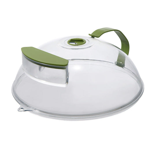 Clea Microwave Cover | Water Steamer with Handle, Prevents Splatter 0