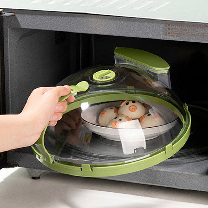Clea Microwave Cover | Water Steamer with Handle, Prevents Splatter 6
