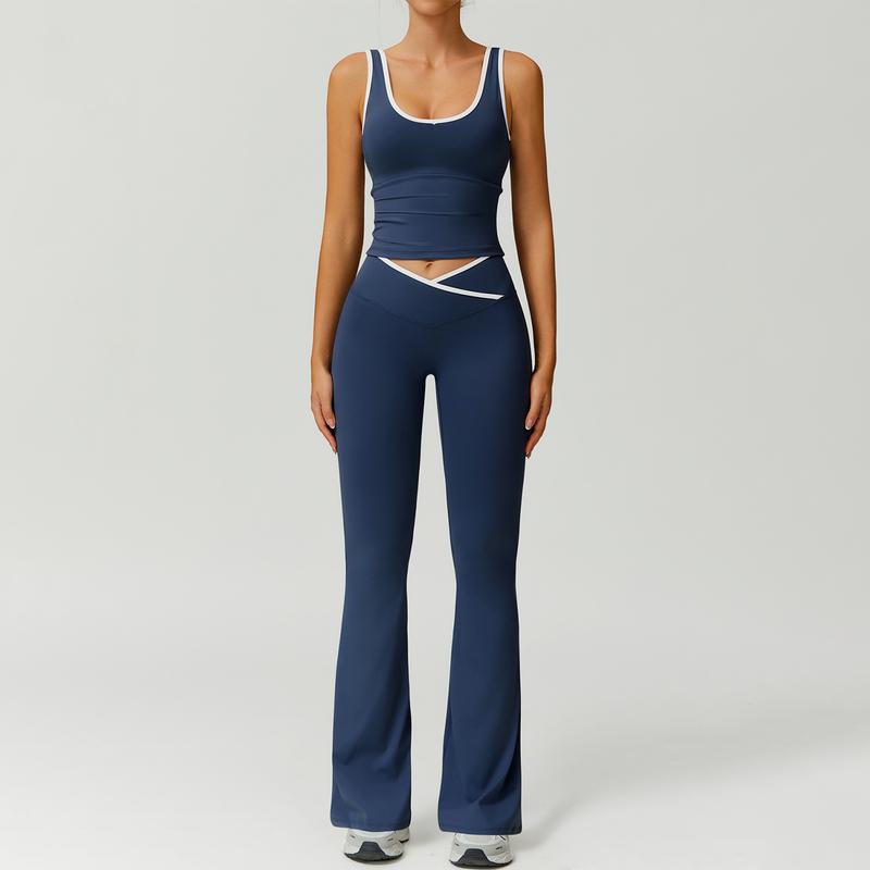 Cleo Activewear Set | Premium Stretch Fabric, Matching Workout Set in Pink 4