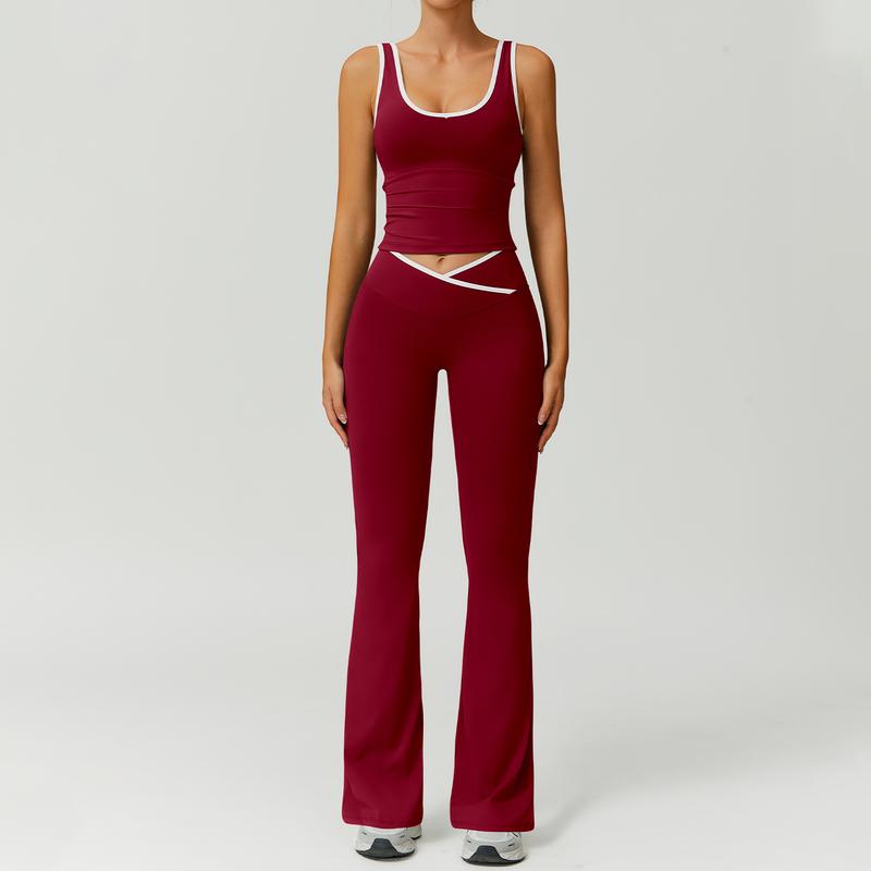 Cleo Activewear Set | Premium Stretch Fabric, Matching Workout Set in Pink 5