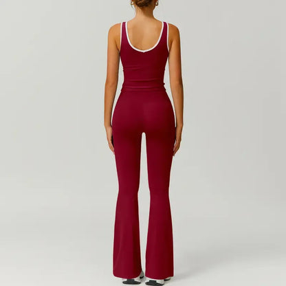 Cleo Activewear Set | Premium Stretch Fabric, Matching Workout Set in Pink 6