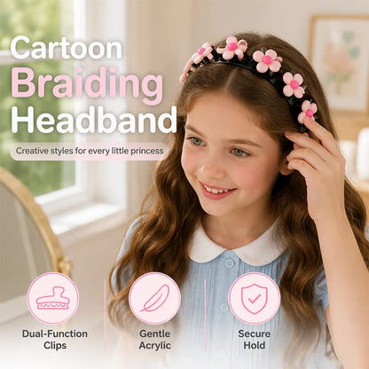 Cleo Cartoon Hairband | Acrylic, Stretchable Fit for Girls 1