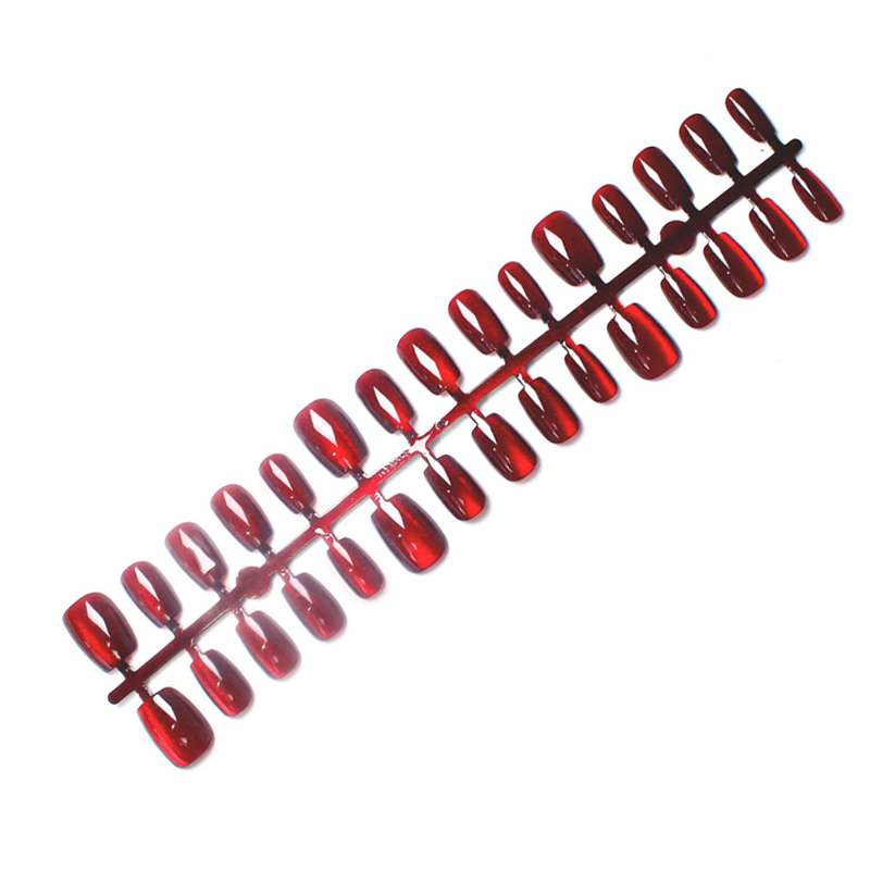 Cleo Cat Eye Press-On Nails Set | Magnetic Effect, 3 Sizes 11