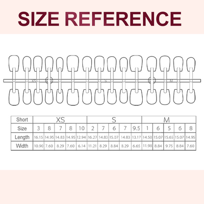 Cleo Cat Eye Press-On Nails Set | Magnetic Effect, 3 Sizes 7