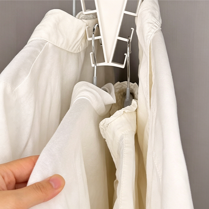 Cleo Closet Organizer | V-Shaped, Durable ABS with Double-Sided Hooks 5