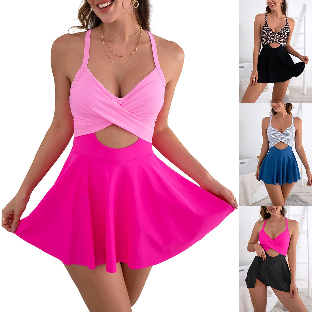 Cleo Cutout Swimsuit | V-Neck, Tummy Control 4