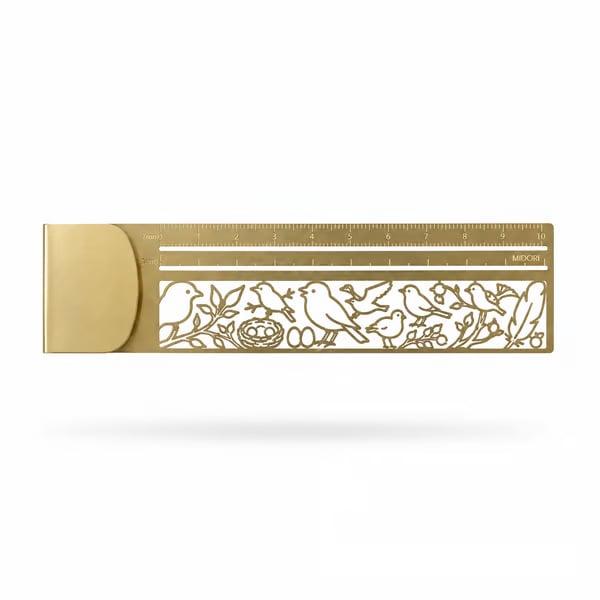 Cleo Metal Bookmark Maker | 3-in-1 Ruler and Stencil, Durable Design 10