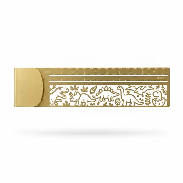 Cleo Metal Bookmark Maker | 3-in-1 Ruler and Stencil, Durable Design 14