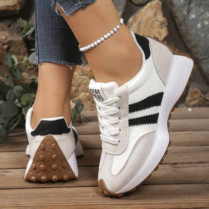 Cleo Sneakers | Comfortable Suede-Textured Design, Anti-Slip Outsole 1