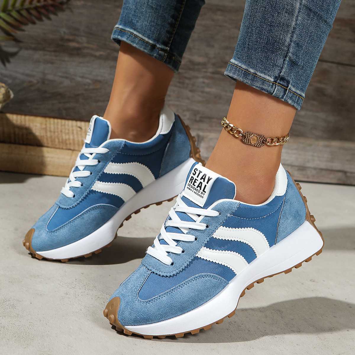 Cleo Sneakers | Comfortable Suede-Textured Design, Anti-Slip Outsole 10