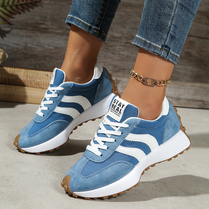 Cleo Sneakers | Comfortable Suede-Textured Design, Anti-Slip Outsole 10
