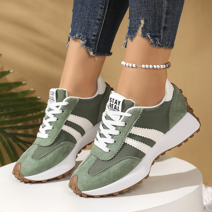 Cleo Sneakers | Comfortable Suede-Textured Design, Anti-Slip Outsole 11