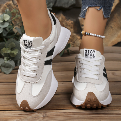 Cleo Sneakers | Comfortable Suede-Textured Design, Anti-Slip Outsole 3