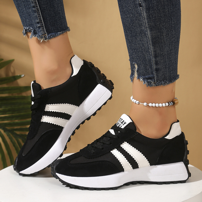 Cleo Sneakers | Comfortable Suede-Textured Design, Anti-Slip Outsole 4