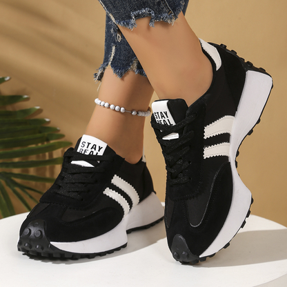 Cleo Sneakers | Comfortable Suede-Textured Design, Anti-Slip Outsole 5