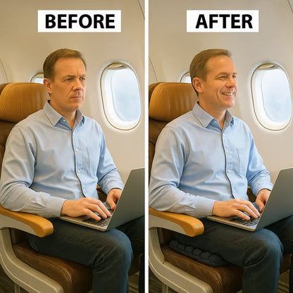 CloudEase Travel Cushion | Ultra Comfortable, Adjustable Support 6
