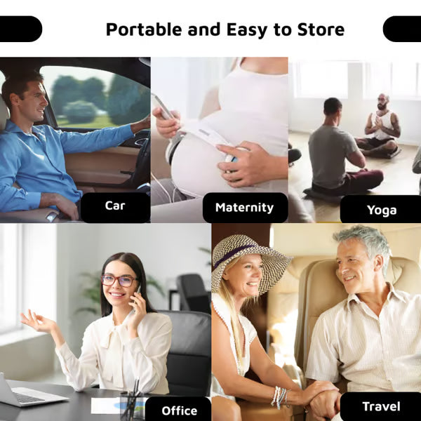 CloudEase Travel Cushion | Ultra Comfortable, Adjustable Support 7