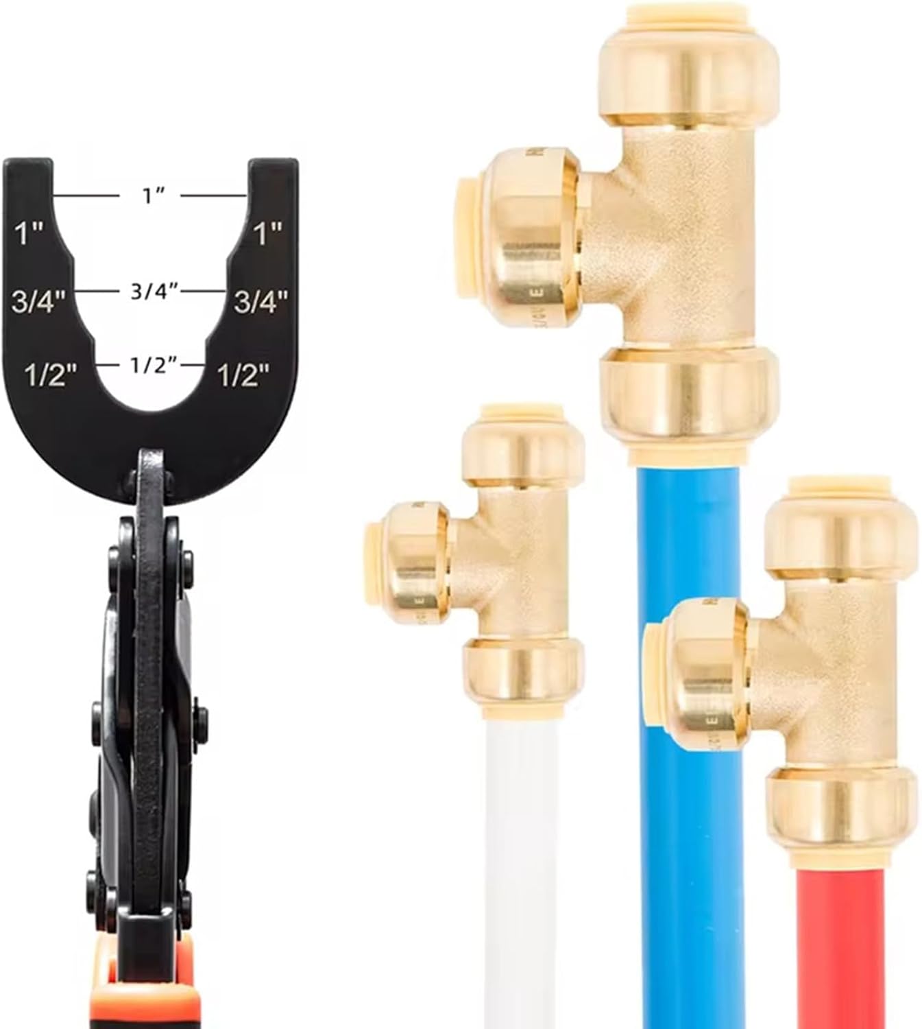 Clyro Disconnect Tong Tool | Multi-Size for PEX Pipe Fittings, Durable Metal 1