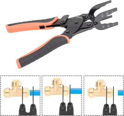 Clyro Disconnect Tong Tool | Multi-Size for PEX Pipe Fittings, Durable Metal 3