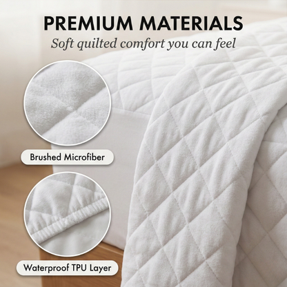 Coco Mattress Protector | Quilted Waterproof, Deep-Pocket Fit 2