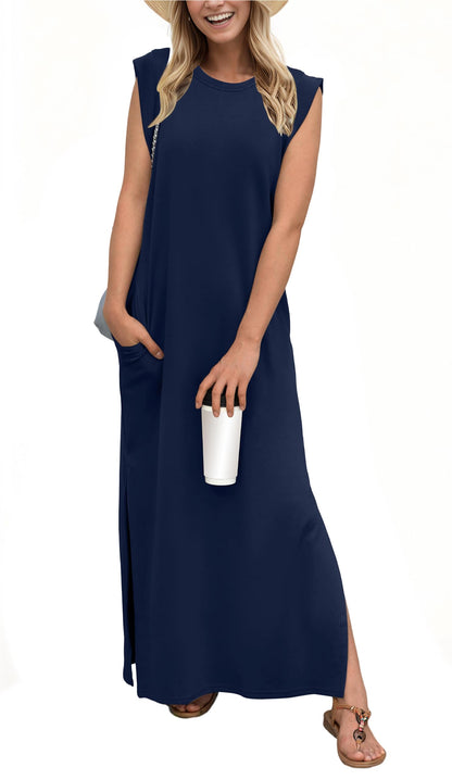 Cora Maxi Dress | Casual Loose Fit, Wrinkle-Free Summer Dress 2