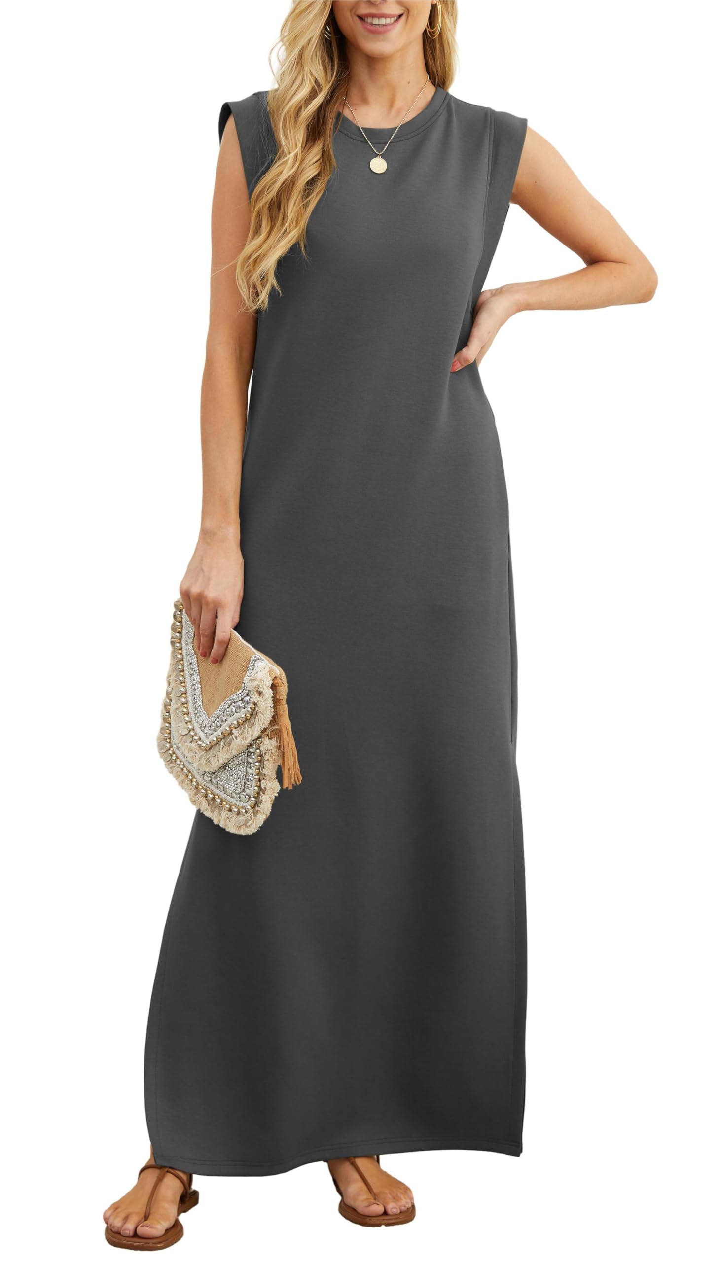 Cora Maxi Dress | Casual Loose Fit, Wrinkle-Free Summer Dress 3