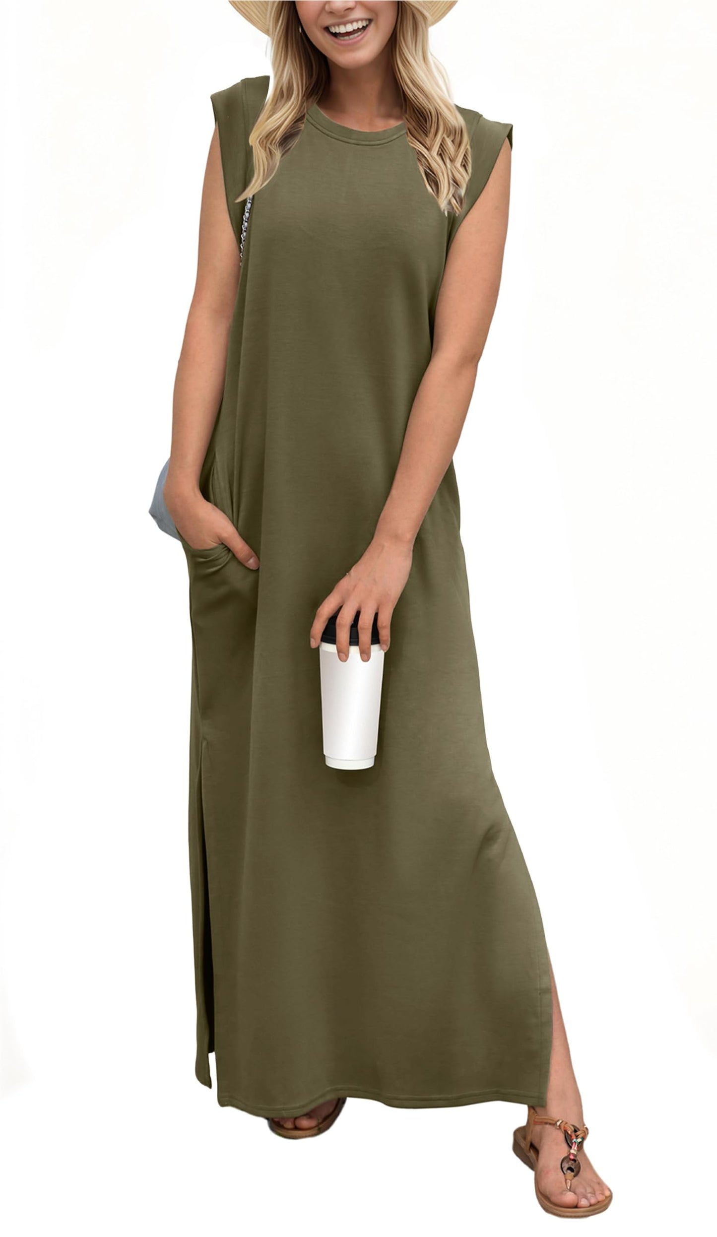 Cora Maxi Dress | Casual Loose Fit, Wrinkle-Free Summer Dress 4