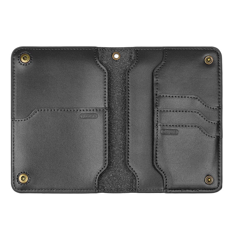 Cora Travel Wallet | Genuine Leather Passport Holder for Men, Compact Design