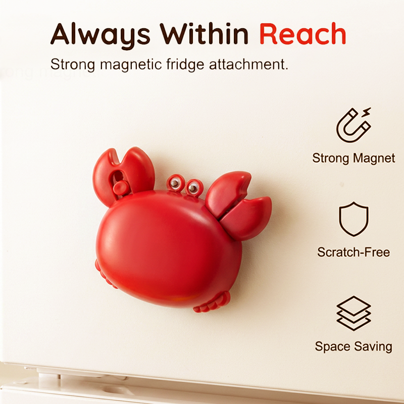 Crabby Multi-Tool | 3-in-1 Magnetic Bottle Opener, Scissors, Box Cutter 4