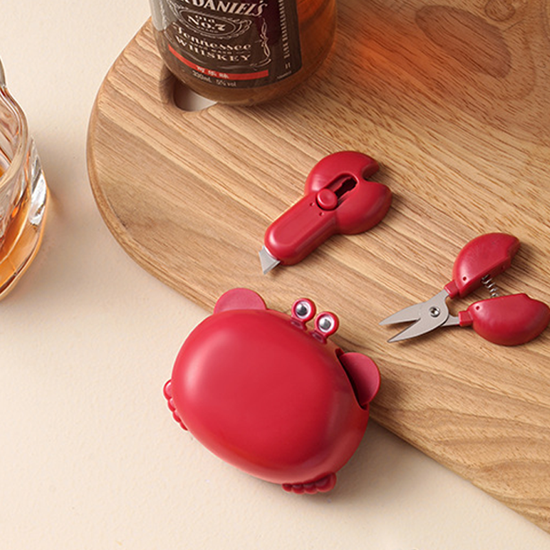 Crabby Multi-Tool | 3-in-1 Magnetic Bottle Opener, Scissors, Box Cutter 5