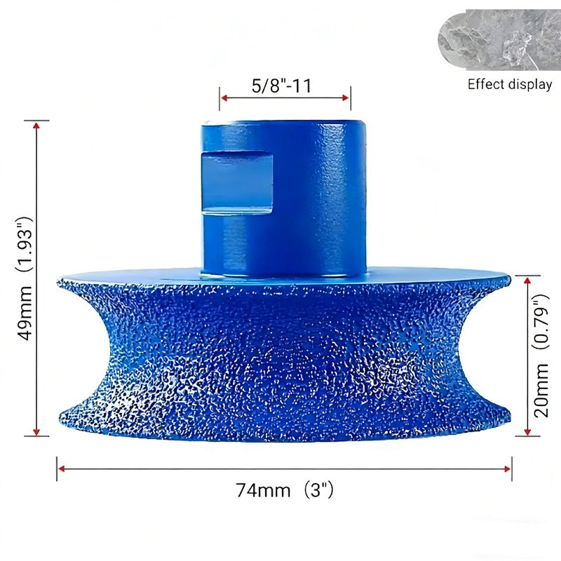 Crest Grinding Wheel | Brazed Diamond Coating