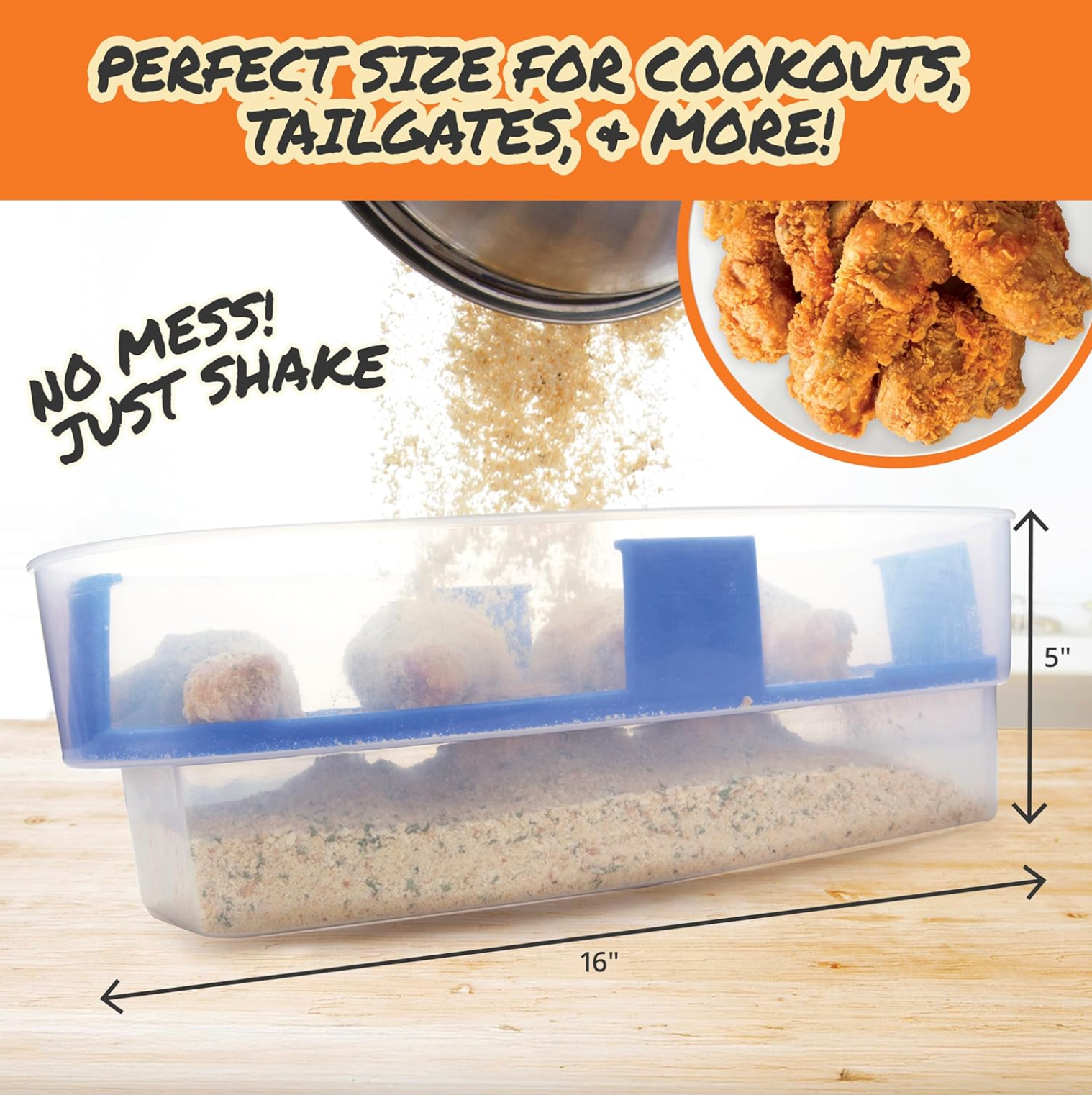 CrispMaster Breader | Mess-Free, Triple Layer System 1