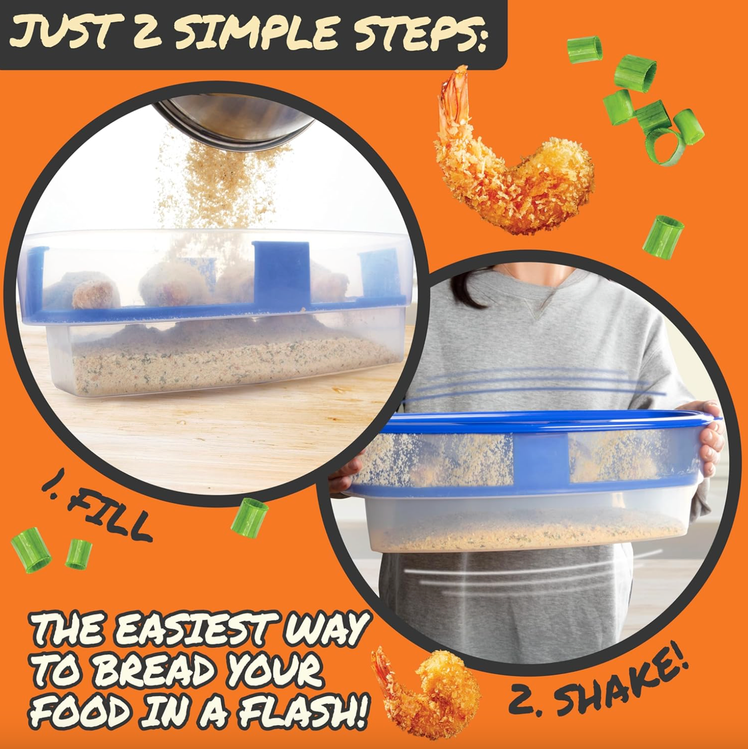 CrispMaster Breader | Mess-Free, Triple Layer System 2