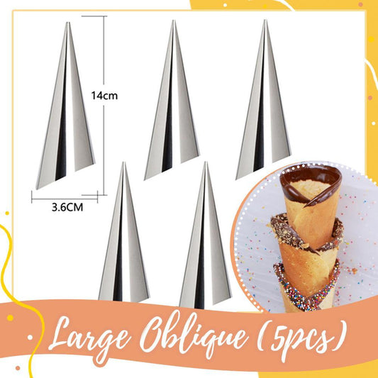 Crisp Cone Croissant Mold | Stainless Steel, 5-Piece Set 0