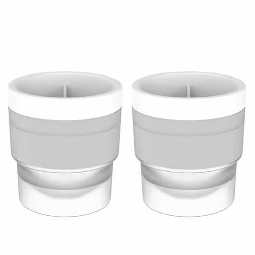 CrystalChill Ice Mold Set | BPA-Free, Makes 3 Round Ice Spheres 2