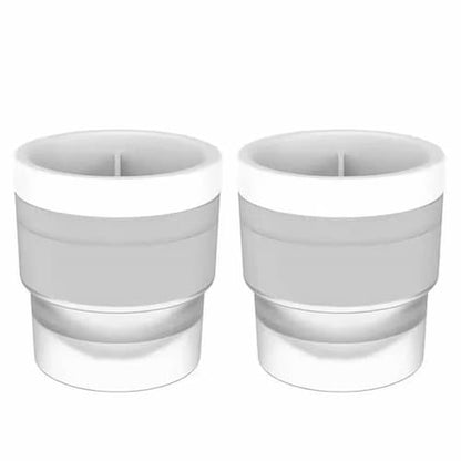 CrystalChill Ice Mold Set | BPA-Free, Makes 3 Round Ice Spheres 2