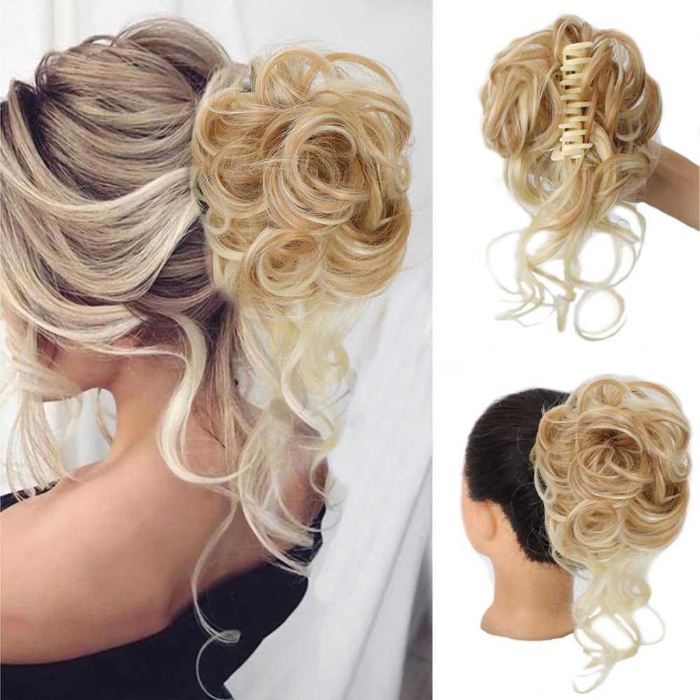 Cura Bun Clip | Premium Synthetic Hair 14