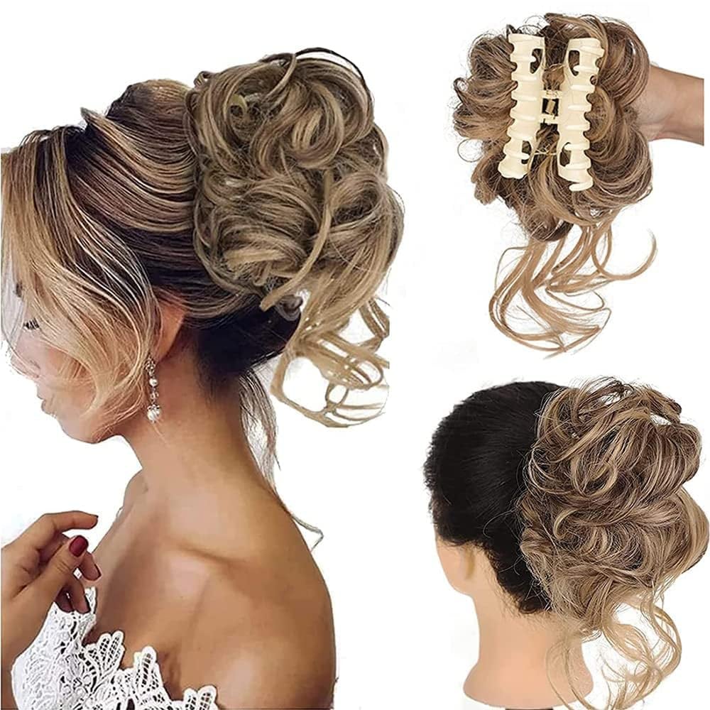 Cura Bun Clip | Premium Synthetic Hair 15