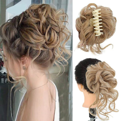 Cura Bun Clip | Premium Synthetic Hair 16