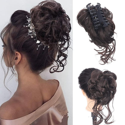 Cura Bun Clip | Premium Synthetic Hair 18